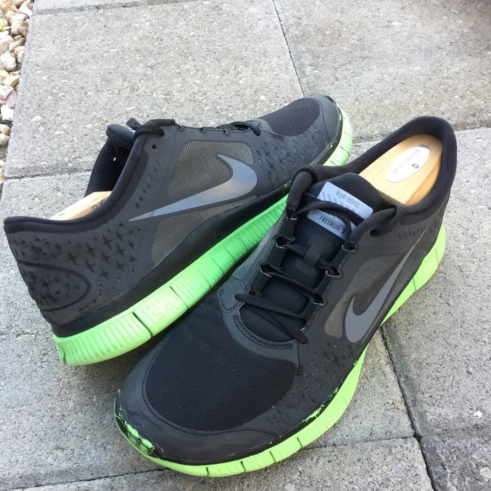 Men’s NIKE FREE RUN 3   H2O water repellent